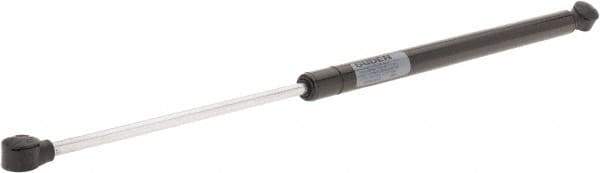 Value Collection - 0.32" Rod Diam, 0.75" Tube Diam, 60 Lb Capacity, Fixed Force Gas Spring - 19.63" Extended Length, 7" Stroke Length, Plastic Ball Socket, Black Nitride Piston - USA Tool & Supply