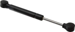 Value Collection - 0.24" Rod Diam, 0.59" Tube Diam, 60 Lb Capacity, Fixed Force Gas Spring - 7.5" Extended Length, 2" Stroke Length, Plastic Ball Socket, Black Nitride Piston - USA Tool & Supply