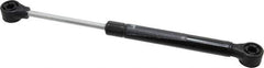 Value Collection - 0.24" Rod Diam, 0.59" Tube Diam, 40 Lb Capacity, Fixed Force Gas Spring - 9.6" Extended Length, 3.15" Stroke Length, Plastic Ball Socket, Black Nitride Piston - USA Tool & Supply