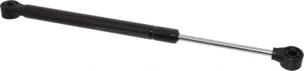 Value Collection - 0.24" Rod Diam, 0.59" Tube Diam, 20 Lb Capacity, Fixed Force Gas Spring - 12" Extended Length, 3.5" Stroke Length, Plastic Ball Socket, Black Nitride Piston - USA Tool & Supply