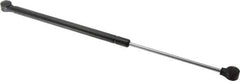 Value Collection - 0.24" Rod Diam, 0.59" Tube Diam, 20 Lb Capacity, Fixed Force Gas Spring - 17.19" Extended Length, 6.18" Stroke Length, Plastic Ball Socket, Black Nitride Piston - USA Tool & Supply