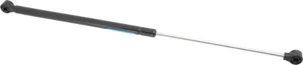 Value Collection - 0.24" Rod Diam, 0.59" Tube Diam, 60 Lb Capacity, Fixed Force Gas Spring - 19.68" Extended Length, 8" Stroke Length, Plastic Ball Socket, Black Nitride Piston - USA Tool & Supply