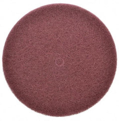 3M - 8" Very Fine Grade Aluminum Oxide Deburring Disc - 1/2" Center Hole, Arbor Connection, Maroon, 3,000 Max RPM - USA Tool & Supply