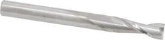 RobbJack - 1/4", 3/4" LOC, 1/4" Shank Diam, 2-1/2" OAL, 2 Flute, Solid Carbide Square End Mill - Single End, Uncoated, Spiral Flute, 30° Helix, Centercutting, Right Hand Cut, Right Hand Flute, Series NR-204 - USA Tool & Supply
