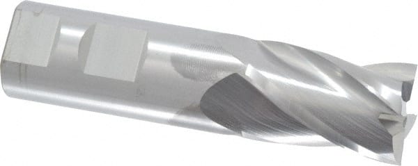 RobbJack - 1", 1-1/2" LOC, 1" Shank Diam, 4" OAL, 4 Flute, Solid Carbide Square End Mill - USA Tool & Supply