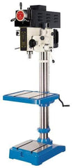 Vectrax - 20" Swing, Variable Speed Pulley Drill Press - Variable Speed, 2 hp, Three Phase - USA Tool & Supply