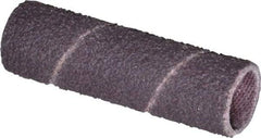 Made in USA - 50 Grit Aluminum Oxide Coated Spiral Band - 1/2" Diam x 2" Wide, Coarse Grade - USA Tool & Supply