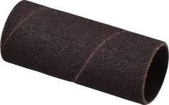 Made in USA - 80 Grit Aluminum Oxide Coated Spiral Band - 3/4" Diam x 2" Wide, Medium Grade - USA Tool & Supply