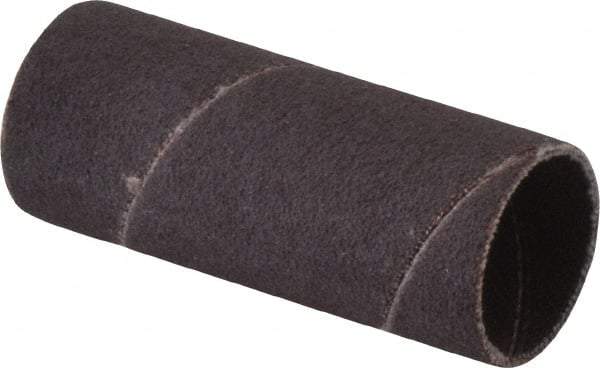 Made in USA - 120 Grit Aluminum Oxide Coated Spiral Band - 3/4" Diam x 2" Wide, Fine Grade - USA Tool & Supply