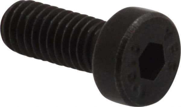 Value Collection - M4x0.70 Metric Coarse Hex Socket Drive, Low Socket Cap Screw - Grade 10.9 Alloy Steel, Black Oxide Finish, Fully Threaded, 10mm Length Under Head - USA Tool & Supply