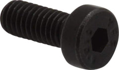 Value Collection - M4x0.70 Metric Coarse Hex Socket Drive, Low Socket Cap Screw - Grade 10.9 Alloy Steel, Black Oxide Finish, Fully Threaded, 10mm Length Under Head - USA Tool & Supply