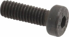 Value Collection - M4x0.70 Metric Coarse Hex Socket Drive, Low Socket Cap Screw - Grade 10.9 Alloy Steel, Black Oxide Finish, Fully Threaded, 12mm Length Under Head - USA Tool & Supply