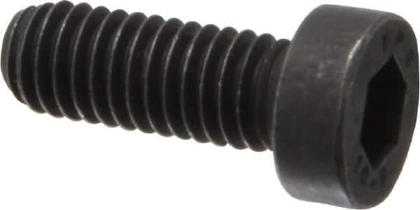 Value Collection - M6x1.00 Metric Coarse Hex Socket Drive, Low Socket Cap Screw - Grade 10.9 Alloy Steel, Black Oxide Finish, Fully Threaded, 16mm Length Under Head - USA Tool & Supply