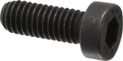 Value Collection - M6x1.00 Metric Coarse Hex Socket Drive, Low Socket Cap Screw - Grade 10.9 Alloy Steel, Black Oxide Finish, Fully Threaded, 16mm Length Under Head - USA Tool & Supply