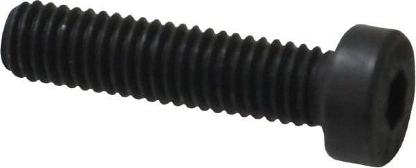 Value Collection - M6x1.00 Metric Coarse Hex Socket Drive, Low Socket Cap Screw - Grade 10.9 Alloy Steel, Black Oxide Finish, Fully Threaded, 25mm Length Under Head - USA Tool & Supply