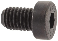 Value Collection - M8x1.25 Metric Coarse Hex Socket Drive, Low Socket Cap Screw - Grade 10.9 Alloy Steel, Black Oxide Finish, Fully Threaded, 12mm Length Under Head - USA Tool & Supply