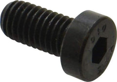 Value Collection - M8x1.25 Metric Coarse Hex Socket Drive, Low Socket Cap Screw - Grade 10.9 Alloy Steel, Black Oxide Finish, Fully Threaded, 16mm Length Under Head - USA Tool & Supply