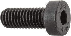 Value Collection - M8x1.25 Metric Coarse Hex Socket Drive, Low Socket Cap Screw - Grade 10.9 Alloy Steel, Black Oxide Finish, Fully Threaded, 20mm Length Under Head - USA Tool & Supply