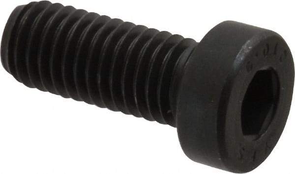 Value Collection - M10x1.50 Metric Coarse Hex Socket Drive, Low Socket Cap Screw - Grade 10.9 Alloy Steel, Black Oxide Finish, Fully Threaded, 25mm Length Under Head - USA Tool & Supply