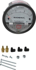 Dwyer - 15 Max psi, 2% Accuracy, NPT Thread Air Filter Kit - 1/8 Inch Thread, 3 Inch Water Column, 140°F Max - USA Tool & Supply
