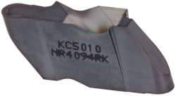 Kennametal - 4094NR K Grade KC5010, 4.78mm Cutting Width Carbide Grooving Insert - 6.35mm Max Depth of Cut, Right Hand, 2.39mm Corner Radius, TiAlN Finish - USA Tool & Supply