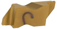 Kennametal - 3062NG K Grade KT315, 1.58mm Cutting Width Cermet Grooving Insert - 2.39mm Max Depth of Cut, Right Hand, 0.19mm Corner Radius, TiN/TiCN/TiN Finish - USA Tool & Supply