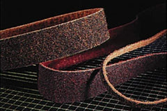 Superior Abrasives - 3" Wide x 132" OAL, Aluminum Oxide Abrasive Belt - Aluminum Oxide, Medium, Nonwoven - USA Tool & Supply