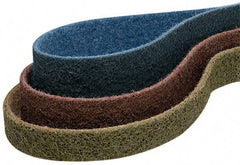 Superior Abrasives - 2" Wide x 132" OAL, Aluminum Oxide Abrasive Belt - Aluminum Oxide, Medium, Nonwoven - USA Tool & Supply