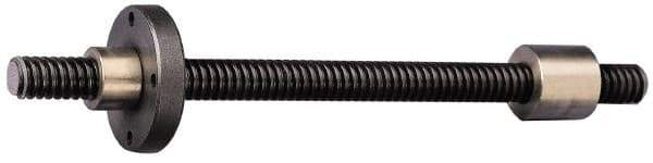 Keystone Threaded Products - TR65x12.0 Acme, 2m Long, Alloy Steel Trapezoidal Roll Metric Threaded Rod - Black Oxide Finish, Right Hand Thread - USA Tool & Supply