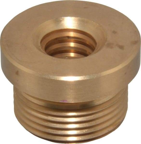 Keystone Threaded Products - 1.12" Long, 3/4" High, 1/2" Thread Length, Bronze, Right Hand, Round, Precision Acme Nut - 0.937-16 Thread Size, 2C Class of Fit - USA Tool & Supply