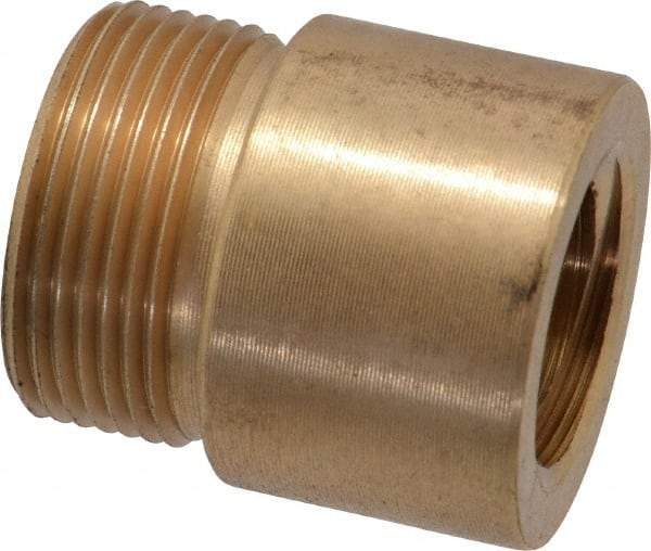 Keystone Threaded Products - 1.12" Long, 1-1/4" High, 1/2" Thread Length, Bronze, Right Hand, Round, Precision Acme Nut - 1.000-18 Thread Size, 2C Class of Fit - USA Tool & Supply