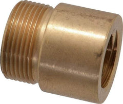 Keystone Threaded Products - 1.12" Long, 1-1/4" High, 1/2" Thread Length, Bronze, Right Hand, Round, Precision Acme Nut - 1.000-18 Thread Size, 2C Class of Fit - USA Tool & Supply