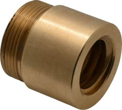 Keystone Threaded Products - 1-1/2" Long, 1-1/2" High, 1/2" Thread Length, Bronze, Right Hand, Round, Precision Acme Nut - 1.375-16 Thread Size, 2C Class of Fit - USA Tool & Supply