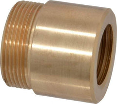 Keystone Threaded Products - 1-1/2" Long, 1-1/2" High, 1/2" Thread Length, Bronze, Right Hand, Round, Precision Acme Nut - 1.375-16 Thread Size, 2C Class of Fit - USA Tool & Supply