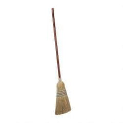 Rubbermaid - Corn Bristle Broom - Wood Handle, 12" Wide - USA Tool & Supply