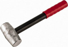 No-Mar - 5 Lb Head 1-5/8" Face Lead Hammer - Vinyl Handle - USA Tool & Supply