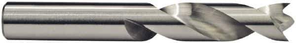 M.A. Ford - 4mm Spiral Flute Solid Carbide Screw Machine Drill Bit - Uncoated, Right Hand Cut, 22mm Flute Length, 54mm OAL, Straight Shank - USA Tool & Supply