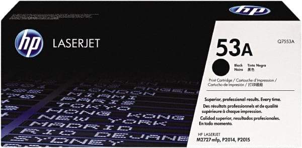 Hewlett-Packard - Black Toner Cartridge - Use with HP LaserJet P2015, M2727nf MFP - USA Tool & Supply