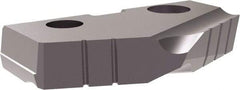 Allied Machine and Engineering - 42mm Diam x 1/4" Thick, Seat Code 3, 132° Included Angle Spade Drill Insert - TiAlN Coated, Carbide, Grade K20, Series T-A - USA Tool & Supply