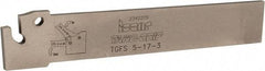 Iscar - 0.685" Blade Height, 0.098" Blade Width, 4.331" OAL, Neutral Cut, Single End Indexable Cut-Off Blade - TGFS Blade, Tang-Grip Series - USA Tool & Supply