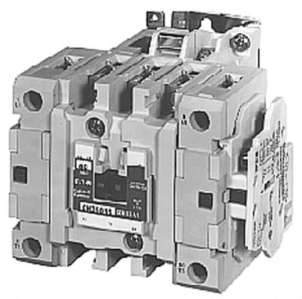 Eaton Cutler-Hammer - No Enclosure, 3 Pole, Electrically Held Lighting Contactor - 100 A at 480 V (Tungsten), 100 A at 600 V (Ballast or Mercury Vapor), 110 VAC at 50 Hz, 120 VAC at 60 Hz - USA Tool & Supply