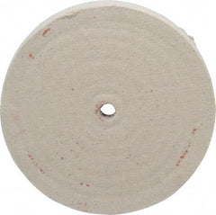 Divine Brothers - 6" Diam x 1" Thick Unmounted Buffing Wheel - Polishing Wheel, 1/2" Arbor Hole - USA Tool & Supply