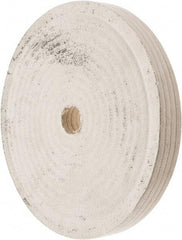 Divine Brothers - 10" Diam x 1" Thick Unmounted Buffing Wheel - Polishing Wheel, 1-1/4" Arbor Hole - USA Tool & Supply