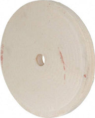 Divine Brothers - 12" Diam x 1" Thick Unmounted Buffing Wheel - Polishing Wheel, 1-1/4" Arbor Hole - USA Tool & Supply