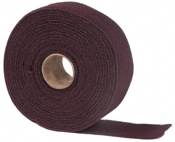 Superior Abrasives - 30' Long x 6" Wide Nonwoven Roll - Very Fine Grade, Gray, Silicon Carbide - USA Tool & Supply