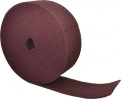 Superior Abrasives - 30' Long x 4" Wide Nonwoven Roll - Very Fine Grade, Red, Aluminum Oxide - USA Tool & Supply