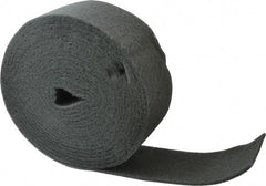Superior Abrasives - 30' Long x 4" Wide Nonwoven Roll - Very Fine Grade, Gray, Silicon Carbide - USA Tool & Supply