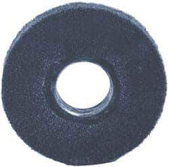 3M - 8" Diam Aluminum Oxide Cutting, Polishing Flap Wheel - 4" Hole, 1" Wide, Density 5, Nonwoven, Medium Grade, 4,000 Max RPM - USA Tool & Supply