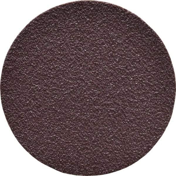 Standard Abrasives - 2" Disc Diam, 80 Grit, Aluminum Oxide Quick Change Disc - Type S Attaching System, Coated, Brown, Medium Grade, 20,000 RPM - USA Tool & Supply