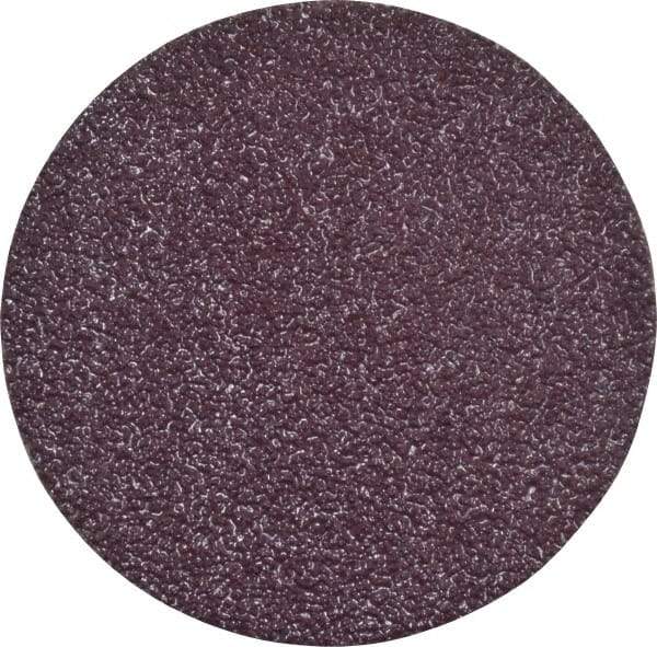 Standard Abrasives - 3" Disc Diam, 36 Grit, Aluminum Oxide Quick Change Disc - Type S Attaching System, Coated, Brown, Very Coarse Grade, 18,000 RPM - USA Tool & Supply